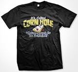 It's Called Cornhole, You're About To Be Schooled! Mens T-shirt, Funny Drinking Games Tee Shirt