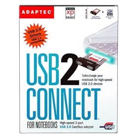 Adaptec AUA-1420 USB 2.0 2 Port CardBus
