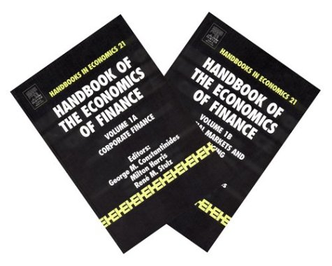 Handbook of the Economics of Finance, volume 1A et 1B