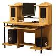 Belkin Desk With USB Hub In Maestro Plum Finish By Ameriwood Furniture