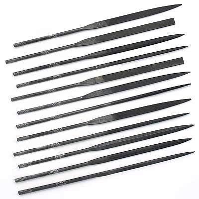 Needle Files - Set Of 12 - For Wire Work and 