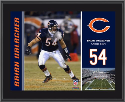 Mounted Memories Chicago Bears Brian Urlacher 10.5 x 13 Sublimated Plaque