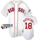 Daisuke Matsuzaka White Majestic Home 2007 World Series Replica Boston Red Sox Jersey - XX-Large