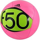 Adidas F 50 X-Ite Soccer Ball, Solar Red/White/Black, Size 5 (888170716224)
