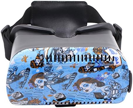 Cheerswill 3D Head-Mounted VR Glasses Virtual Reality for 4.0 to 6.0 Inch Smartphones Color Blue