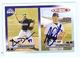 Brian Fuentes & Scott Dohmann autographed Baseball Card (Colorado Rockies)
