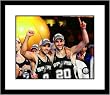 Manu Gin��bili and Tony Parker San Antonio Spurs NBA Framed 8x10 Photograph 2007 Champs