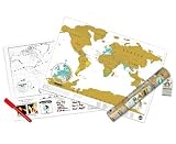 Scratch Personalized World Map Poster (Travel Edition)