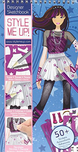 Imagen 3 de Four Trading B.V. Style me up 1462 - Cuaderno de diseño de moda, modelo rock star [importado de Alemania]