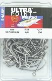 O. Mustad & Son - O'Shaug Forged 3x Short Shank Black Size 6/0 100per box