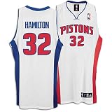 Richard Hamilton White adidas NBA Authentic Detroit Pistons Jersey
