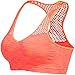 Afrodita Yoga Sports Bra Women's V Neck Racerback Removable Cups Wire Free