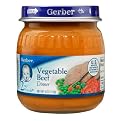 Gerber 2nd Foods Vegetable Beef Dinner -12 Pack