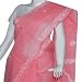 Saris in Cotton with Chikan Embroidery Pink (chsari128)