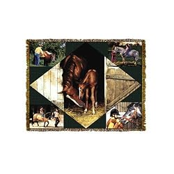 Horse Lovers Throw Blanket