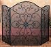 Kitchen & Housewares : '50'' Mesh & Scroll Metal Fireplace Screen Firescreen''