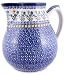  Polish Pottery XL Milk Jug / Water Pitcher 8 3/4\