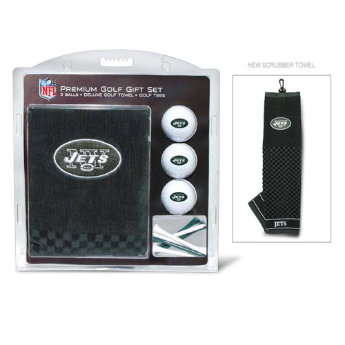 New York Jets NFL Embroidered Towel/3 Ball/12 Tee Set
