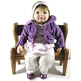 Gotz Baby Doll Sophia 23 Brunette Soft Silicone Lifelike