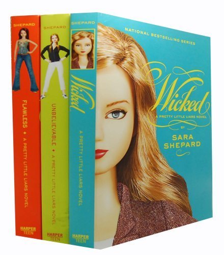 Sara Shepard Pretty Little Liars 3 Books Collection Set (Flawless , Wicked, Unbelievable)