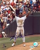 Rickey Henderson Oakland Athletics - Celebration - Autographed 8x10 Photograph