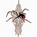 Youth T-Shirt : Black Widow - Tribal Tattoo Spider - Punk Emo Goth