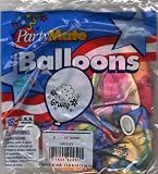 Retro Tye Died Groovy Balloons - Package of 8 Balloons