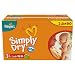Pampers Simply Dry Gr.3 Midi 4-9kg Jumbopack, 2er Pack (2 x 96 Windeln)