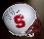 ANDREW LUCK SIGNED AUTOGRAPHED MINI HELMET STANFORD COA + HOLOGRAM