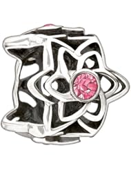 Authentic Chamilia Charm "Dahlia - Pink Swarovski" 2025-0836