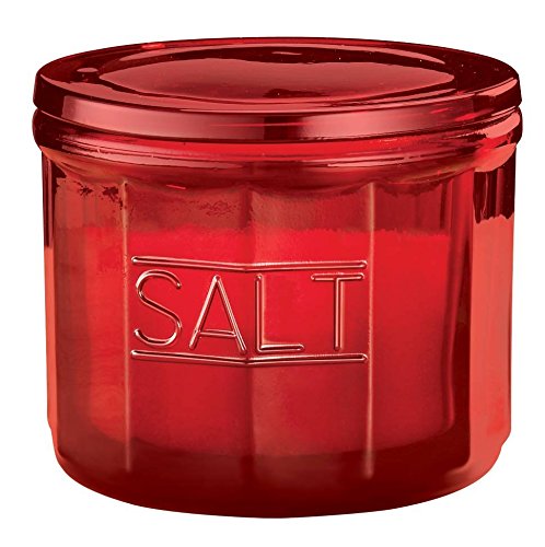 Miles Kimball Red Depression Style Glass Salt Cellar