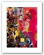 The Blues, 1974 by Romare Bearden 11"x8.25" Art Print Poster