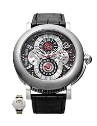 Gerald Genta Men's Arena 18K White Gold Automatic Watch AQG-Y-66-915-CN-BD