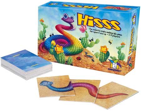 Childrens Toyshop  Toys : Gamewright Hisss Card Game, the Colorful Snake-Making Card Game