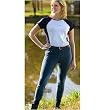 Ladies Sigma Light Cotton LowRise Knee Patch Riding Breeches