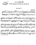 Bach, J.S. Book II: Prelude and Fugue No. 4: Instantly download and print sheet music