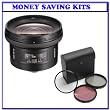 Sony SAL-20F28 20mm f/2.8 Wide Angle Lens for Sony Alpha Digital SLR Camera + Willoughby's 55mm 3pc Filter Kit