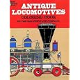 Antique Locomotives Coloring Book by The Tre Tryckare Company