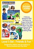Level 5   -     Friends & Fun Set    -  Appropriate for Children Working on Social, Emotional and Play Skills  -  4 DVDs