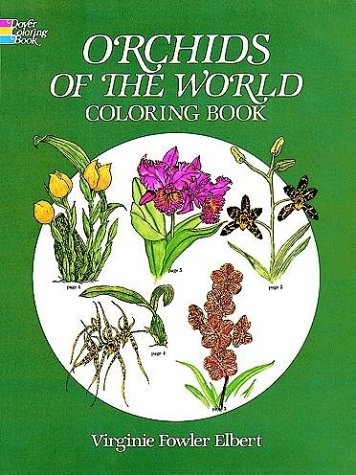Orchids of the World Coloring Book (Colouring Books)