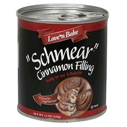 Love 'N Bake Schmear Cinnamon Filling , 12-Ounce Cans (Pack of 6)
