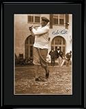  Babe Ruth at the First Tee Limited Edition Print matted (11 X 14 )