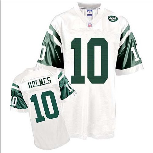 New York Jets #10 Santonio Holmes White NFL Jerseys Authentic Football Jersey Size 48-56 (Please Select the Size When You Order, Can Do Drop Shipping)