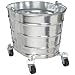 Impact Products 260 16" Length x 12" Width x 10-1/2" Depth, 26 qt Oval Galvanized Steel Bucket with 2" Casters