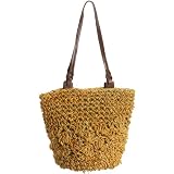 Magid Crocheted Corn Husk Tote