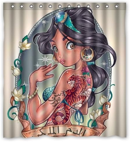 Disney princess Polyester Fabric Shower Curtain 60"*72"