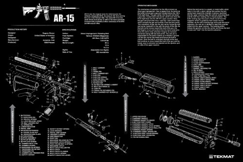 Ultimate Arms Gear AR15 AR-15 AR 15 M4 M16 Gunsmith ... ar 15 diagram mat 
