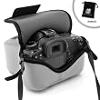 USA Gear DuraNeoprene dSLR Grey FlexArmor for NIKON D7000 / D3100 / D3000 ***Includes Accessory Bag