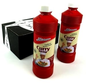 Zeisner Curry Ketchup, 17.5 oz Bottles in a Gift Box (Pack of 2)