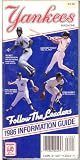 New York Yankees Magazine 1986 Information Guide